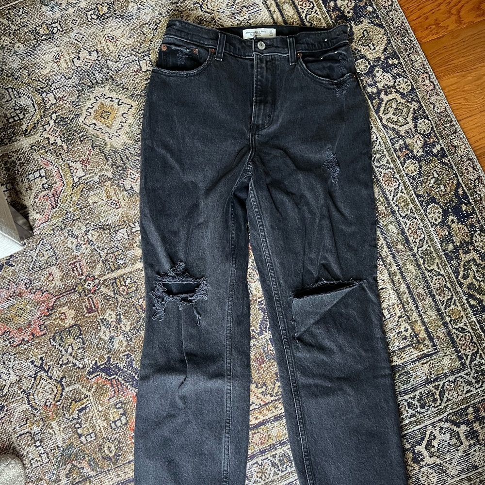 Abercrombie & Fitch 90’s straight leg jeans high rise NWOT